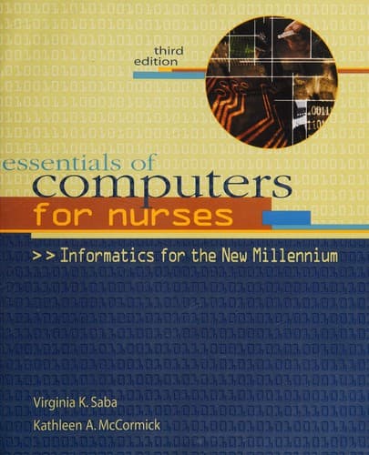Tapa de Essentials of computers for nurses