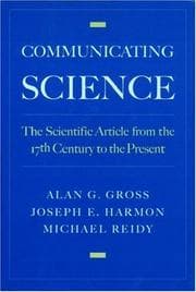 Tapa de Communicating science