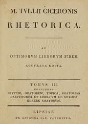 Tapa de M. Tvllii Ciceronis opera