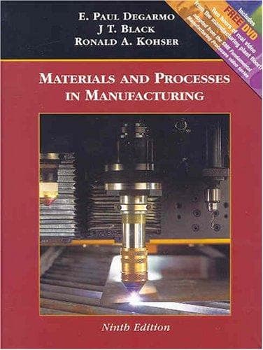 Tapa de Materials and processes in manufacturing