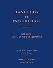 Tapa de Handbook of Psychology Vol. 1