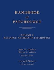 Tapa de Handbook of Psychology Vol. 2