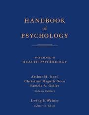 Tapa de Handbook of Psychology, Health Psychology