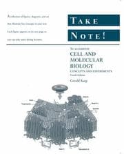 Tapa de Take Note! to accompany Cell and Molecular Biology
