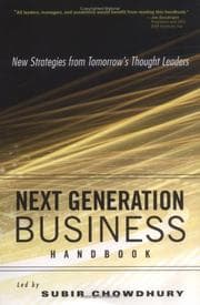 Tapa de Next generation business handbook