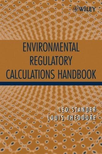 Tapa de Environmental Regulatory Calculations Handbook