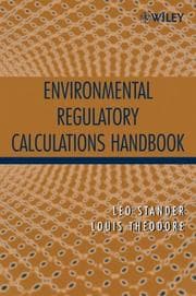 Tapa de Environmental Regulatory Calculations Handbook