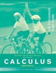Tapa de Calculus, Student Study Guide Calculus SV