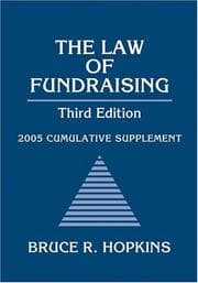 Tapa de The Law of Fundraising, 2005 Cumulative Supplement