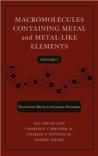 Tapa de Macromolecules containing metal and metal-like elements