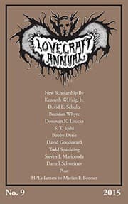 Tapa de Lovecraft Annual No. 9