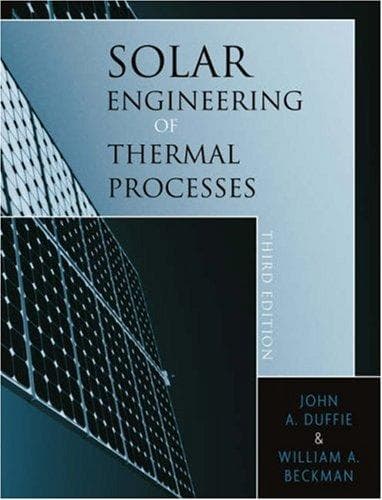Tapa de Solar engineering of thermal processes