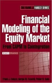 Tapa de Financial Modeling of the Equity Market
