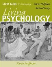 Tapa de Study guide to accompany Living psychology
