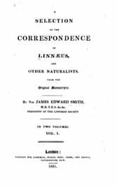 Tapa de A selection of the correspondence of Linnaeus, and other naturalists - Vol. I