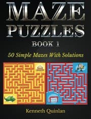 Tapa de Maze Puzzles - Book 1