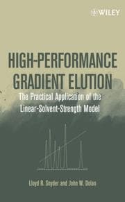 Tapa de High-Performance Gradient Elution