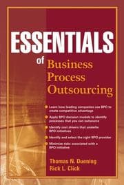 Tapa de Essentials of business process outsourcing