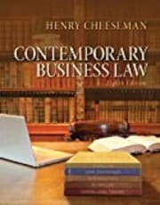 Tapa de Contemporary Business Law, Student Value Edition