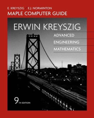 Tapa de Advanced Engineering Mathematics, A Self-Contained Introduction (Maple Computer Guide) (Advanced Engineering Mathematics)