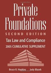 Tapa de Private Foundations