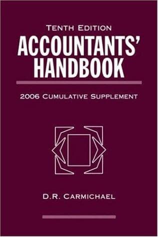 Tapa de Accountants' Handbook