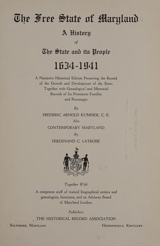 Tapa de The free state of Maryland