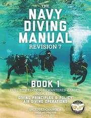 Tapa de The Navy Diving Manual - Revision 7 - Book 1 : Full-Size Edition, Remastered Images, Book 1 of 2