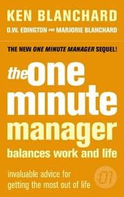 Tapa de The One Minute Manager Balances Work and Life