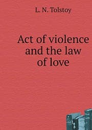 Tapa de Act of violence and the law of love
