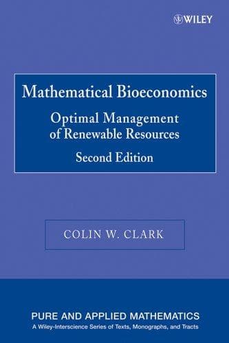 Tapa de Mathematical Bioeconomics