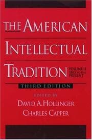 Tapa de The American intellectual tradition