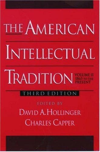 Tapa de The American Intellectual Tradition: A Sourcebook Volume II