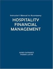 Tapa de Instructor's Manual to Accompany Hospitality Financial Management
