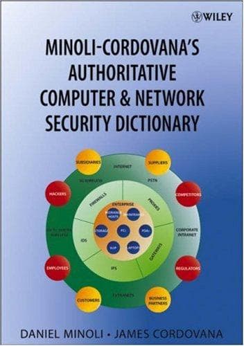Tapa de Minoli-Cordovana's Authoritative Computer & Network Security Dictionary