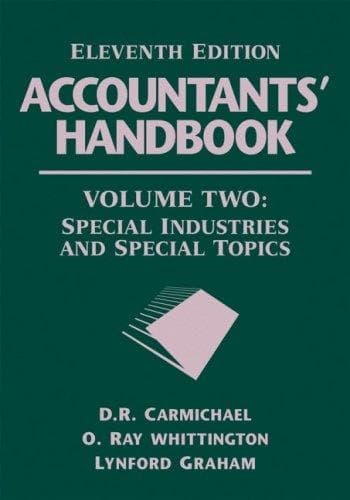 Tapa de Accountants' handbook