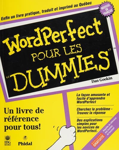 Tapa de WordPerfect pour les "dummies"