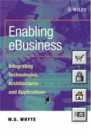 Tapa de Enabling eBusiness - Integrating Technologies Architectures & Applications
