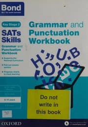 Tapa de Bond Grammar and Punctuation Workbook 9-10 Years