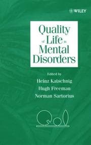 Tapa de Quality of life in mental disorders