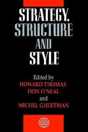 Tapa de Strategy, structure, and style