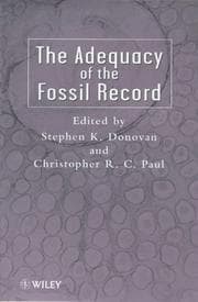 Tapa de The adequacy of the fossil record
