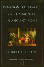 Tapa de Emotion, restraint, and community in ancient Rome