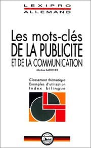 Tapa de Les mots-clés de la publicité et de la communication