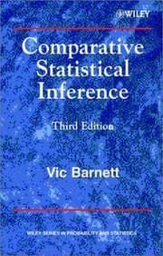 Tapa de Comparative statistical inference