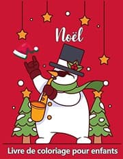 Tapa de Livre de coloriage de Noël pour les enfants de 4 à 8 ans