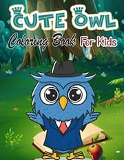 Tapa de Cute Owl Coloring Book for Kids
