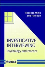 Tapa de Investigative interviewing