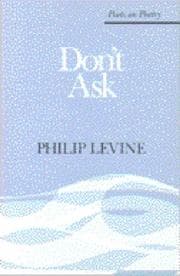Tapa de Don't ask