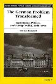 Tapa de The German problem transformed